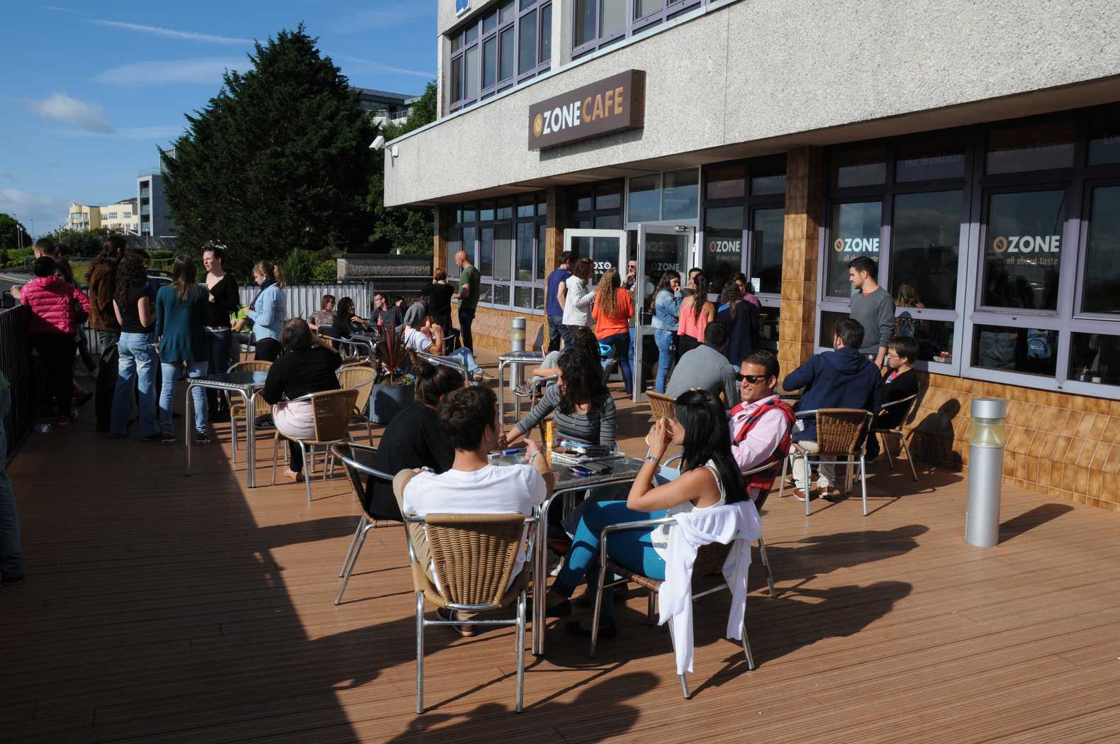 Our coffee terrace
